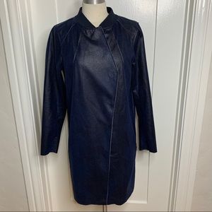 COSTER COPENHAGEN Jacket Navy Snap Front Women’s